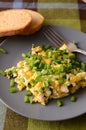 Scrambled eggs with fresh chives