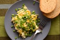 Scrambled eggs with fresh chives