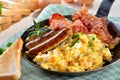 Scrambled Eggs Royalty Free Stock Photo