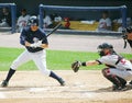 Scranton Wilkes Barre Yankees batter Mike Lamb Royalty Free Stock Photo