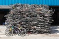 Scrap bicycle Royalty Free Stock Photo