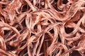 Scrap copper wire for recycling