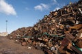 Scrap metal heap Royalty Free Stock Photo