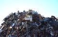 Scrap metal pile Royalty Free Stock Photo