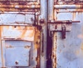 scrap metal that starts to rust