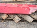 A scrap wood pile Royalty Free Stock Photo