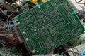 Scrap yard printed circuit board electronic waste