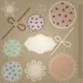 scrapbook design elements Royalty Free Stock Photo