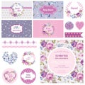 Scrapbook Design Elements Royalty Free Stock Photo