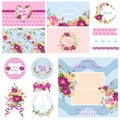 Scrapbook Design Elements Royalty Free Stock Photo