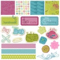 Scrapbook Design Elements - Sewing Kit