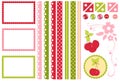 Scrapbook elements. Decors