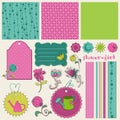 Scrapbook Flower Set