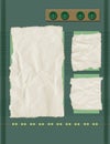 Scrapbook - Green Lace Page