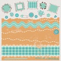 Scrapbook kit Royalty Free Stock Photo