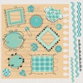 Scrapbook kit Royalty Free Stock Photo