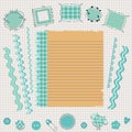 Scrapbook kit Royalty Free Stock Photo