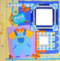 Scrapbook photo frame