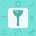 Scraper vector icon sign symbol Royalty Free Stock Photo