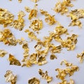 Scrapes of gold Royalty Free Stock Photo