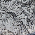 Scrapheap of silicon steel