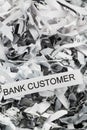 Scraps bank customer