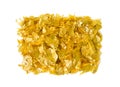 Scraps of gold foil Royalty Free Stock Photo