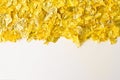 Scraps of gold foil Royalty Free Stock Photo