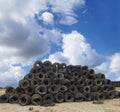 Scrapyard scenery Royalty Free Stock Photo