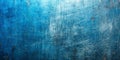Scratched Blue Metal Sheet with Visible Texture Royalty Free Stock Photo