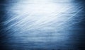 Scratched blue metal surface background texture, ideal for industrial design projects Royalty Free Stock Photo