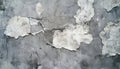 Scratched And Cracked Concrete Wall Texture With Abstract Horizontal Pattern For Design Royalty Free Stock Photo