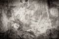 Scratched dirty dusty copper plate texture, black and white image Royalty Free Stock Photo