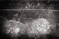 Scratched dirty dusty copper plate texture, black and white image Royalty Free Stock Photo