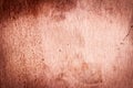 Scratched dirty dusty copper plate texture, old metal background Royalty Free Stock Photo