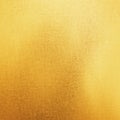 Scratched gold metal texture, yellow shiny background