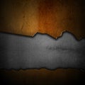 Scratched grunge metal background