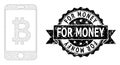 Scratched For Money Ribbon Seal Stamp and Mesh Network Mobile Bitcoin Bank