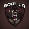 Scream Gorillas Mascot