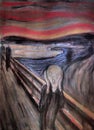 The Scream, 1893 by Edvard Munch Royalty Free Stock Photo