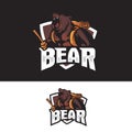 Screaming Bear Hiking stick Logo