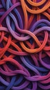 Screen background from Knotted shapes and red Royalty Free Stock Photo