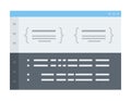 Software Environment Application Screen with Code flat icon vector isolated.