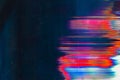 Screen damage digital glitch error colorful glow