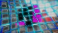 Screen dots abstract bright background, 3d render computer generating, LED display technology colorful display Royalty Free Stock Photo