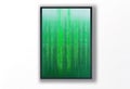screen with image similar to binary code, cyberspace and programming Royalty Free Stock Photo
