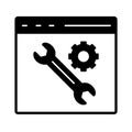 Screen maintenance Vector icon which can easily modify or edit . Royalty Free Stock Photo