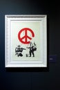 Screen print titled CND Soldiers by Banksy