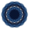 Screen printing pattern. Radiant frame. Abstract vortex. Circular pattern