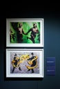 Screen prints titled Battle of the Beanfield and Seen and Banksy